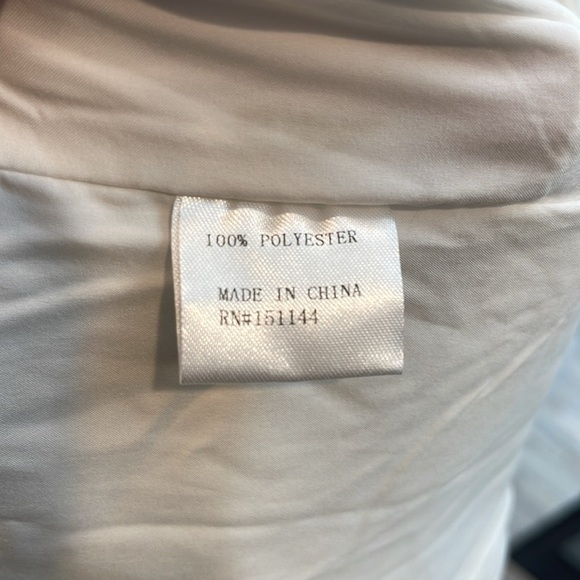 Lea & Viola Babydoll Ivory with gold dress Size Small - Picture 4 of 9